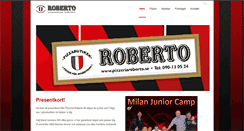 Desktop Screenshot of pizzeriaroberto.se