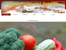 Tablet Screenshot of pizzeriaroberto.nl